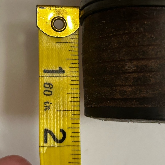 Bandolino Brown Leather Heeled Zipper Riding Boots with Buckle Size 7.5 - Picture 12 of 16